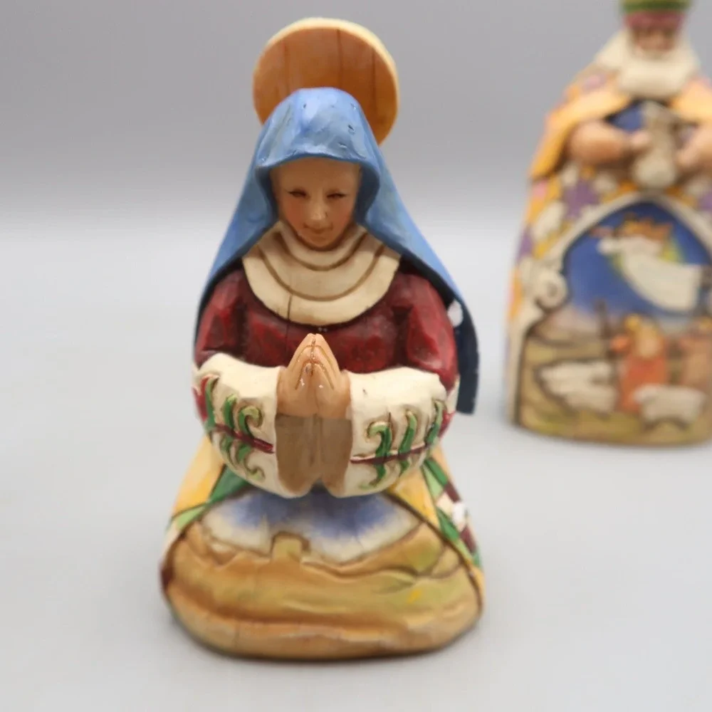 VTG Jim Shore Let Every Heart Prepare Him Room Three Wisemen Nativity Set 113256